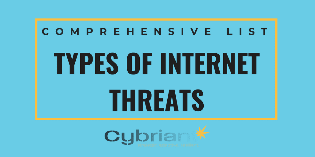 types of internet threats