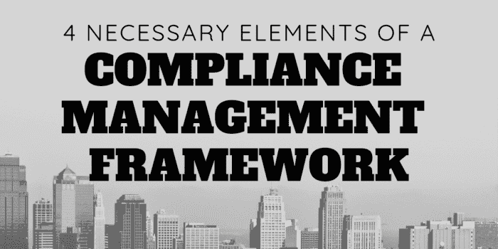 compliance management framework