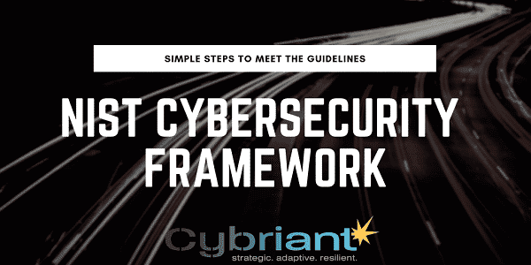 nist cybersecurity framework